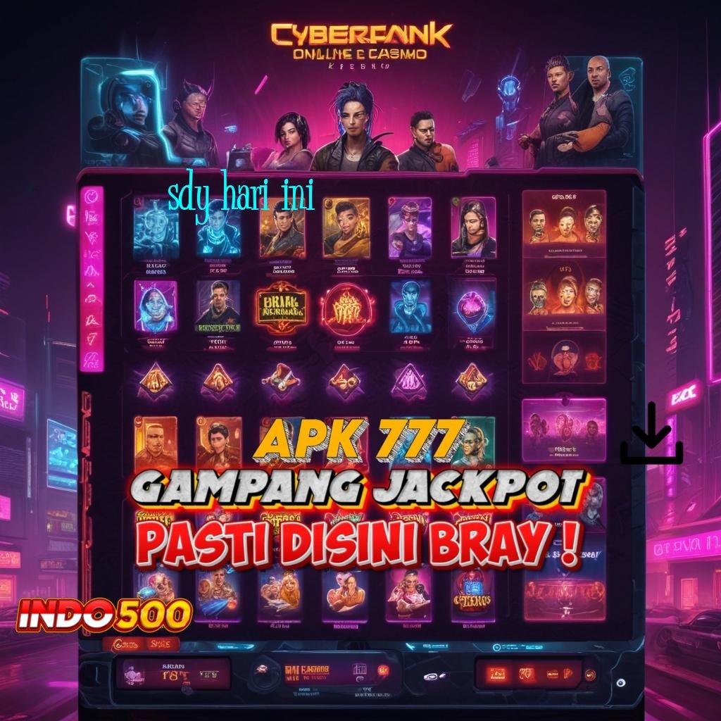 SDY HARI INI ⚡ bukti tak terelakkan gampang menang