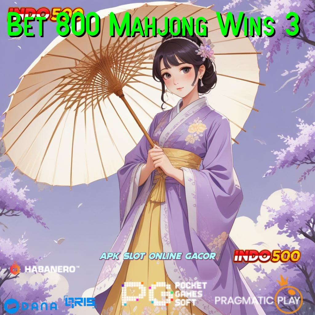 Bet 800 Mahjong Wins 3