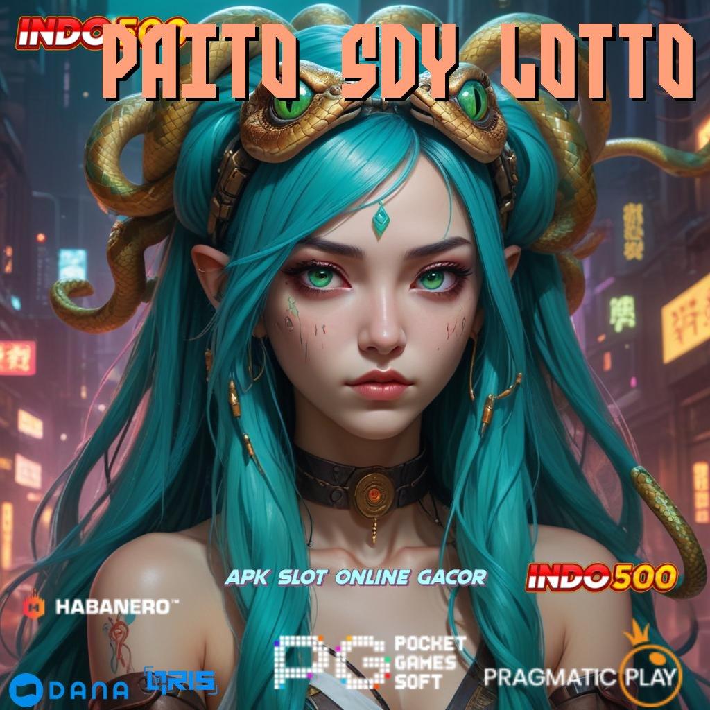 PAITO SDY LOTTO auto menang nempel