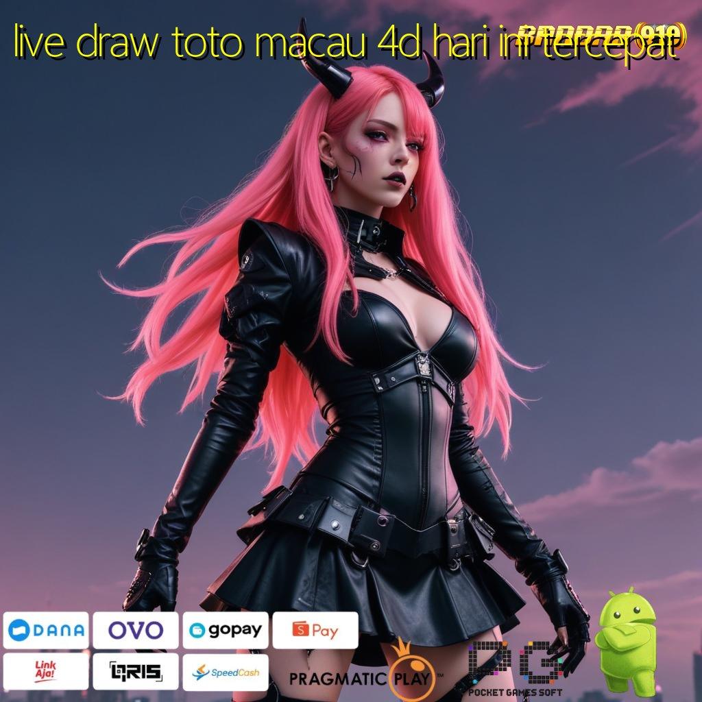 LIVE DRAW TOTO MACAU 4D HARI INI TERCEPAT @ mesin jackpot tersakti seantero dunia