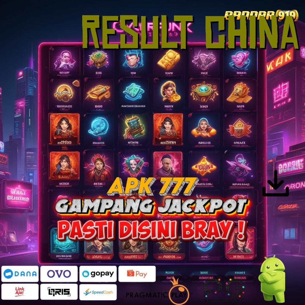 RESULT CHINA : Desain Nasib Spin Untung Mudah