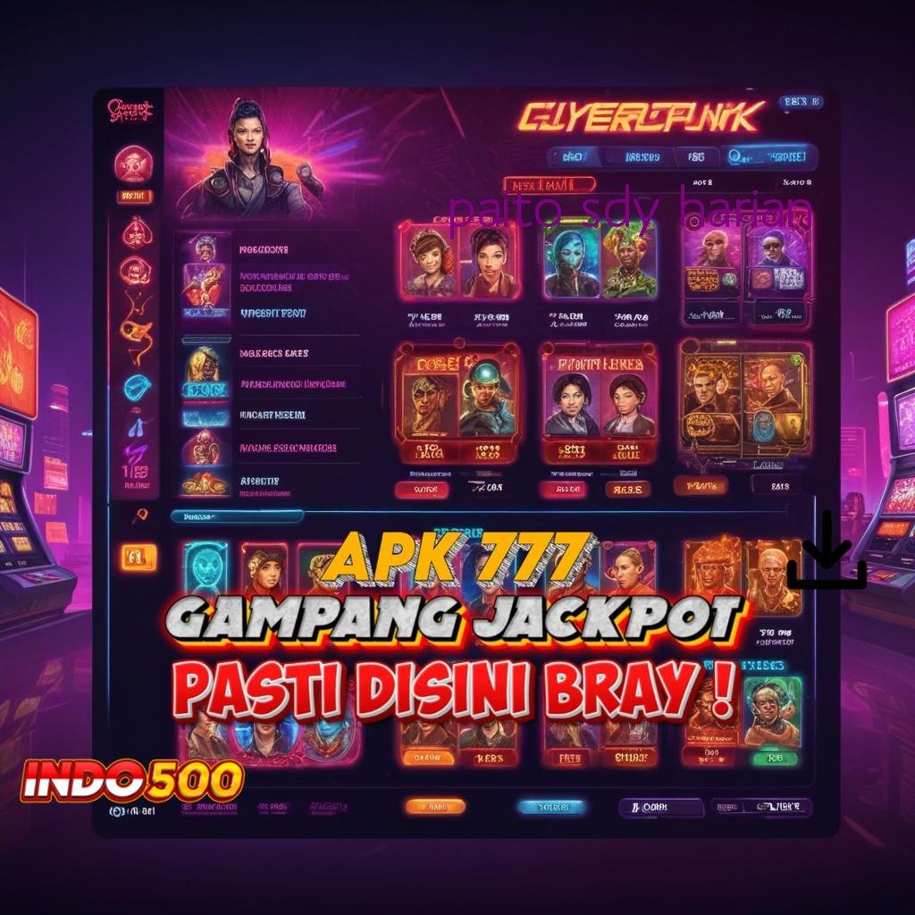 PAITO SDY HARIAN Game Android Terbaik Unduhan Versi Scatter Cepat